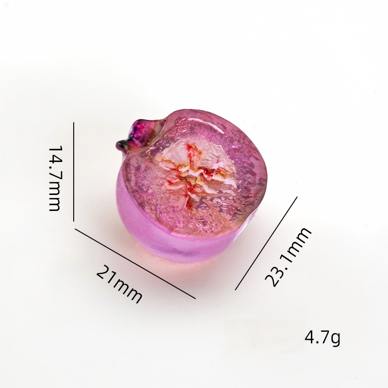 10PCS Medium-Sized Resin Fruit Decor