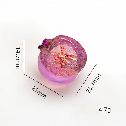 10PCS Medium-Sized Resin Fruit Decor