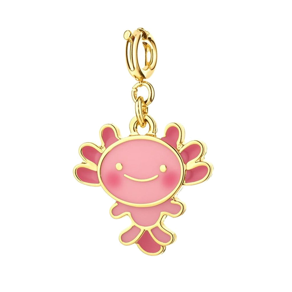 Cute Axolotl Charm Pendant For DIY Bracelet Jewelry Making