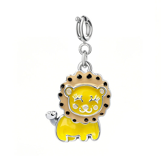 Cute Lion Charm for Bracelets & Necklaces