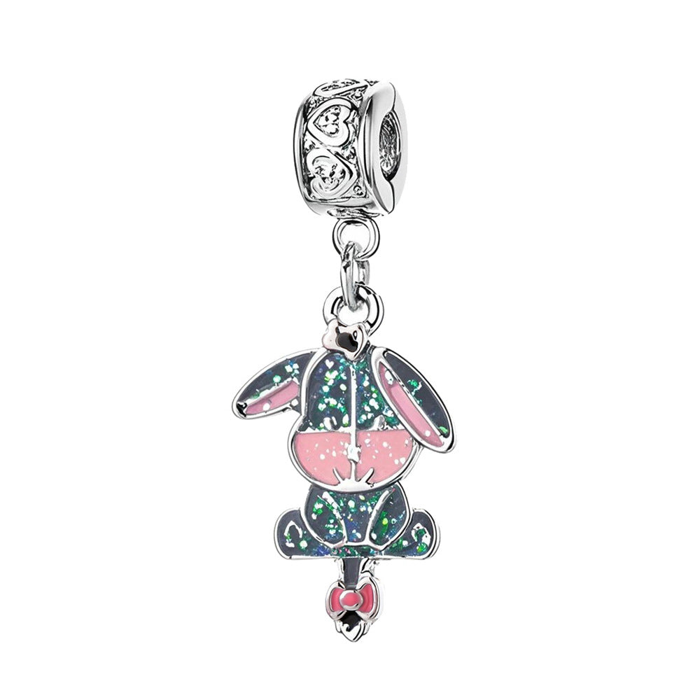 Cute Little Donkey Charm Pendant For DIY Bracelet Jewelry