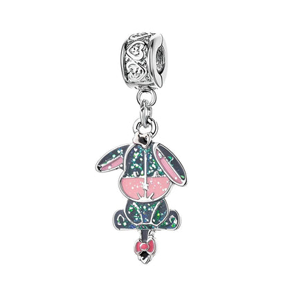 Cute Little Donkey Charm Pendant For DIY Bracelet Jewelry