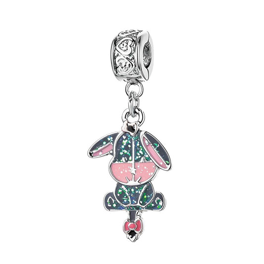 Cute Little Donkey Charm Pendant For DIY Bracelet Jewelry