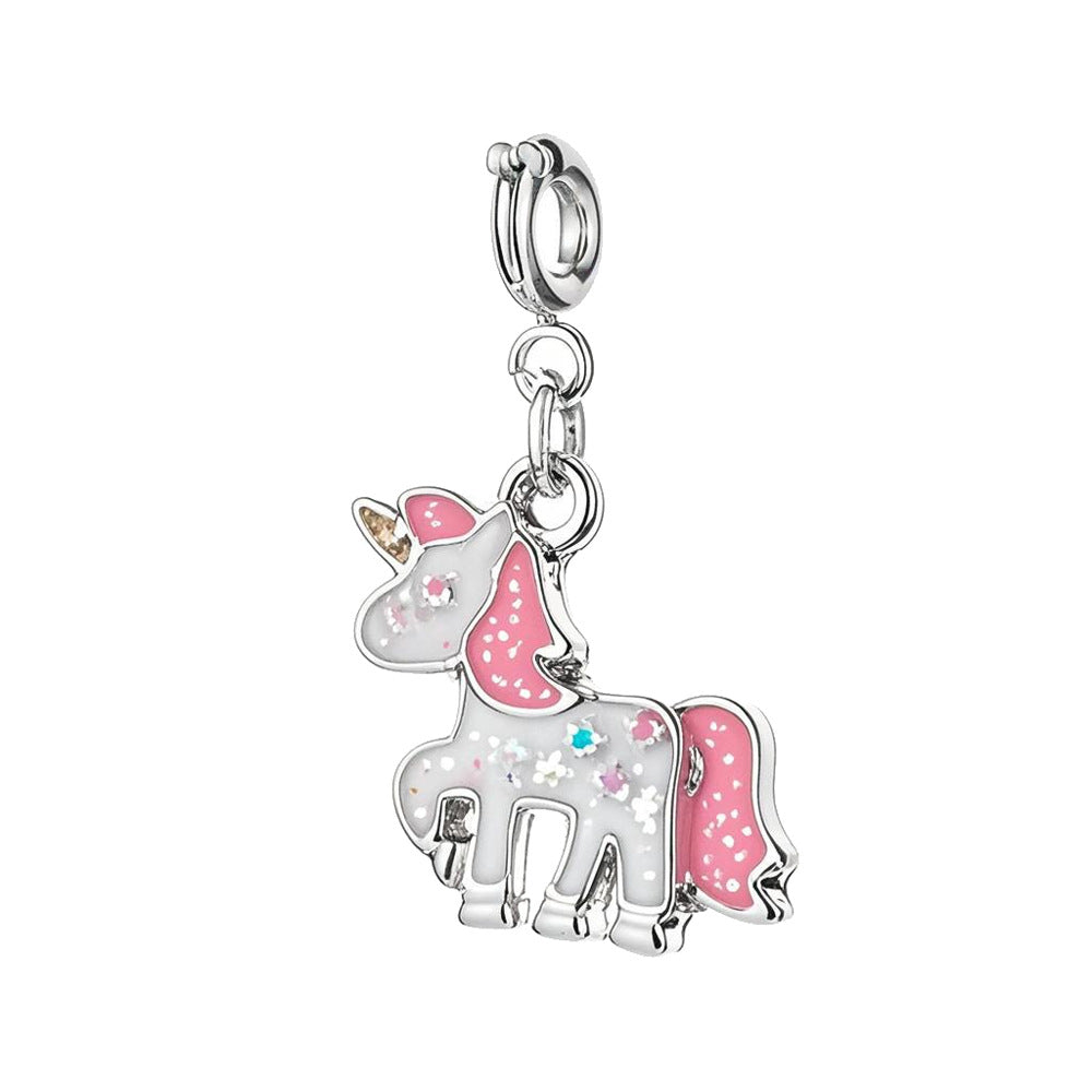 Cute Whole Body Unicorn Horse Charm For DIY Bracelet Jewelry Making
