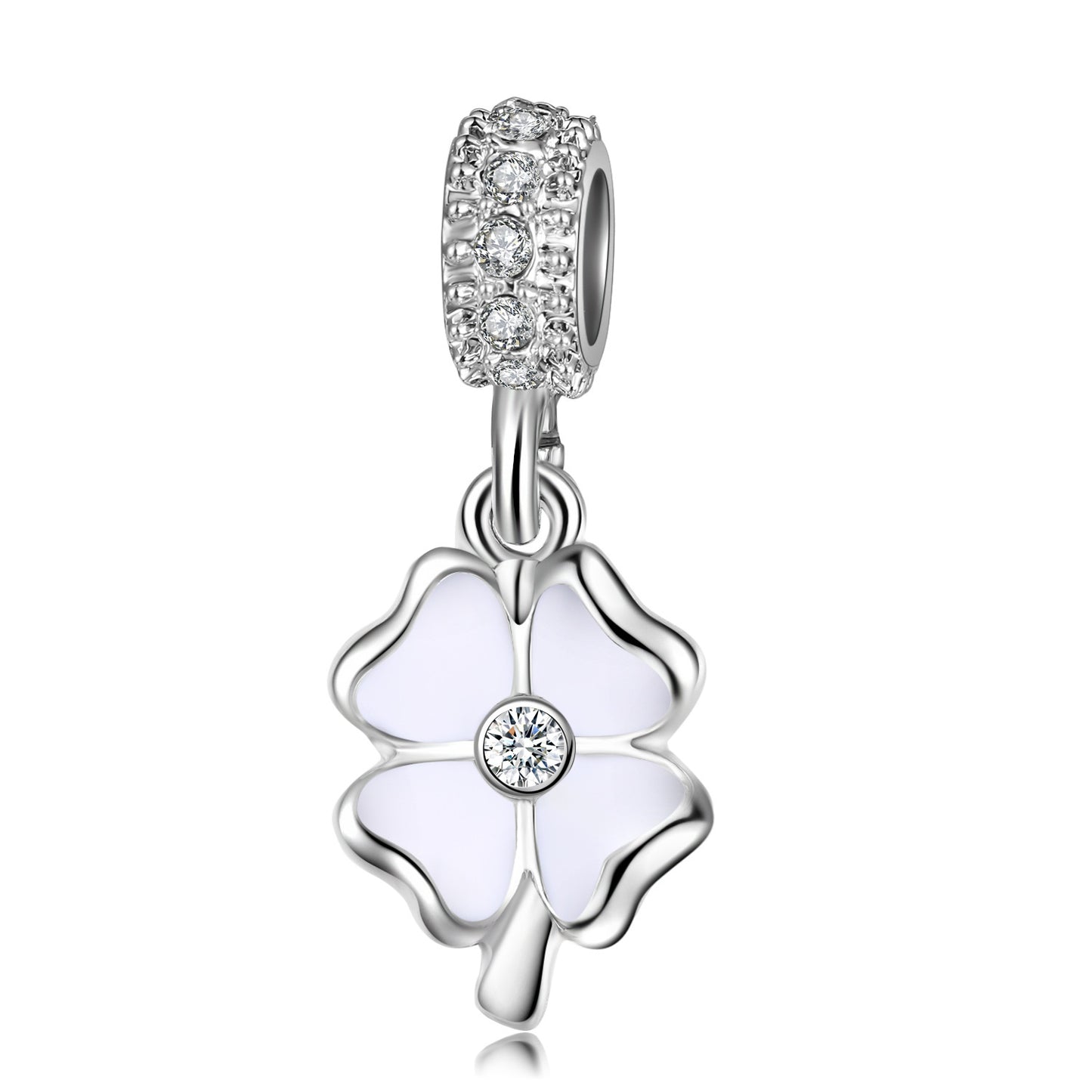 Four Leaf Clover Charm for Bracelets & Necklaces