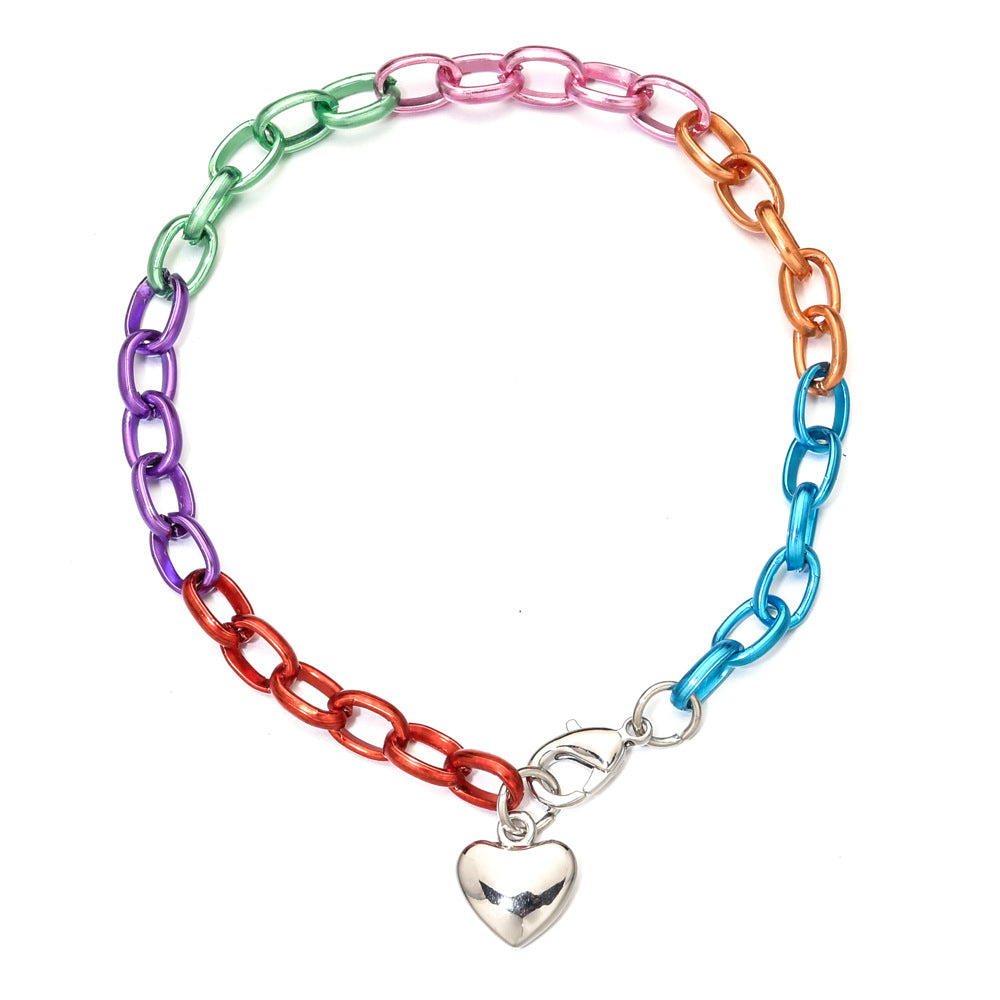 Rainbow Chain Bracelet