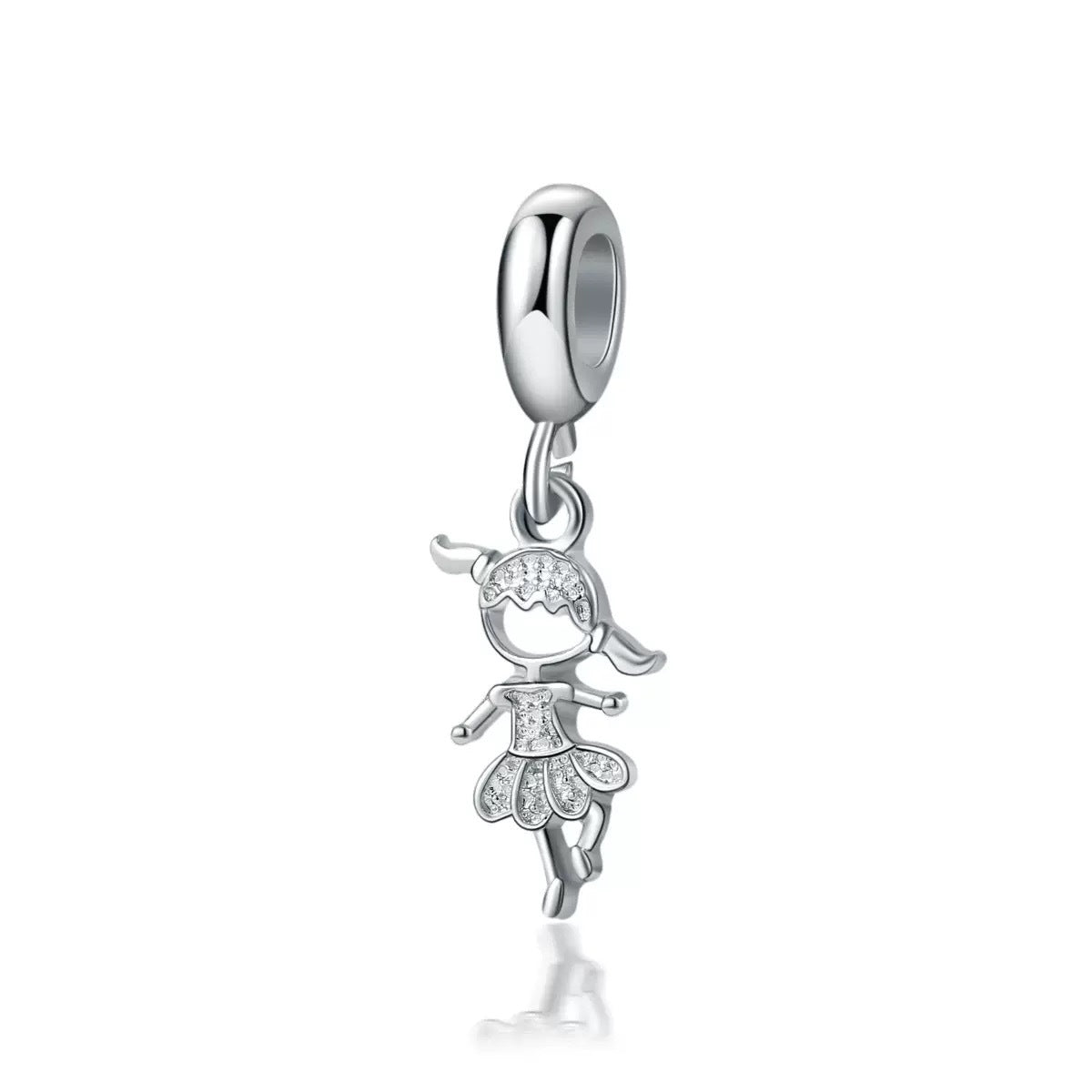 Running Little Child Charm For DIY Bracelet Jewelry Making