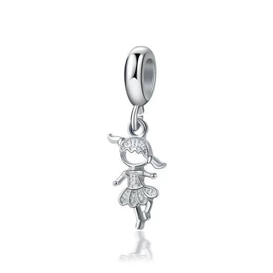 Running Little Child Charm For DIY Bracelet Jewelry Making