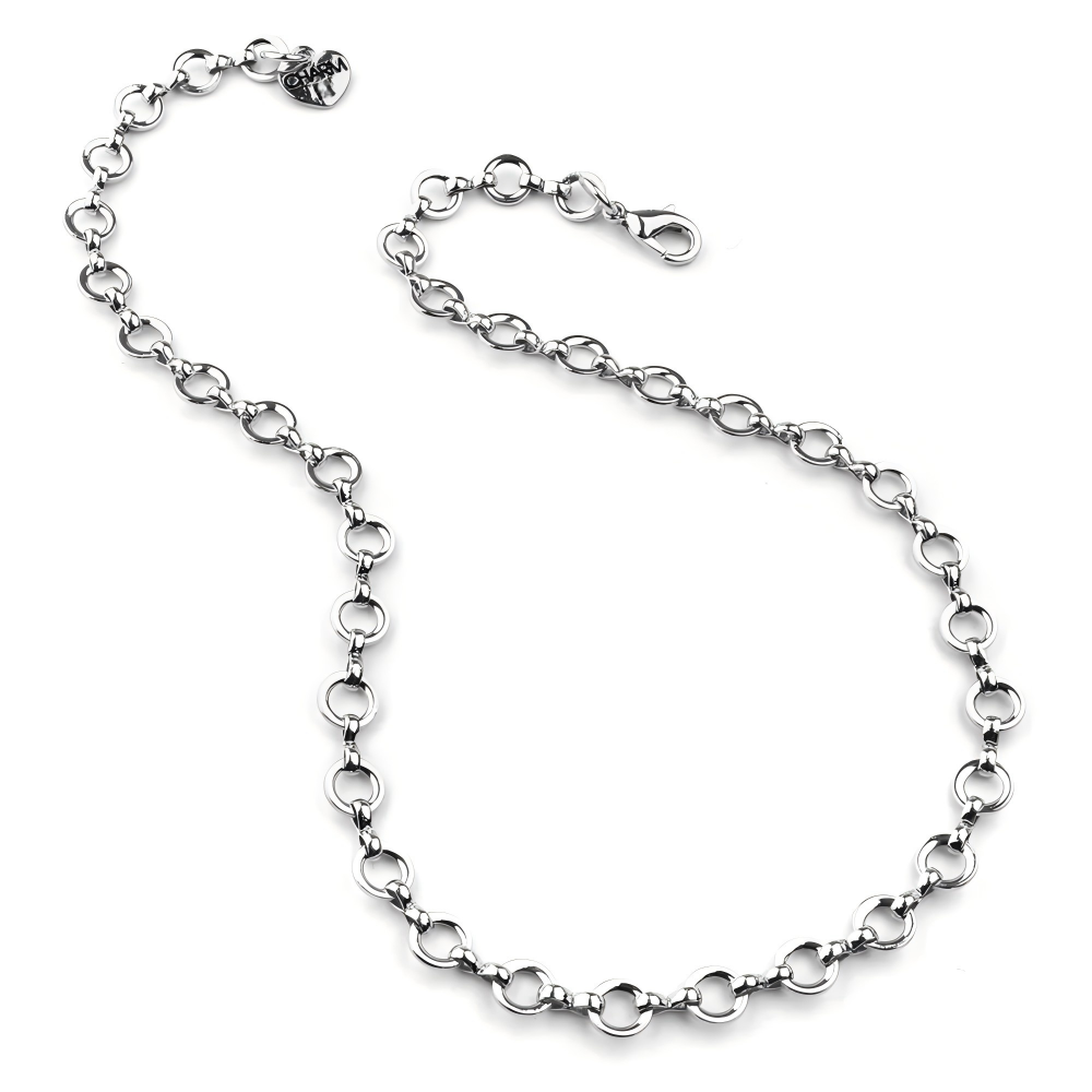 Silver Chain Choker Necklace | Sterling Silver Choker for Women