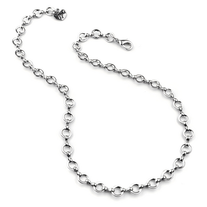 Silver Chain Choker Necklace | Sterling Silver Choker for Women