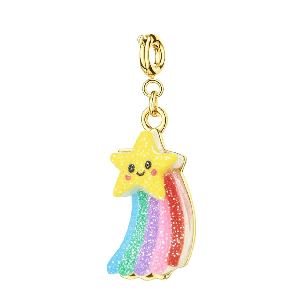 Silver Rainbow & Star Charm - Cute Dreamy Pendant | Brand