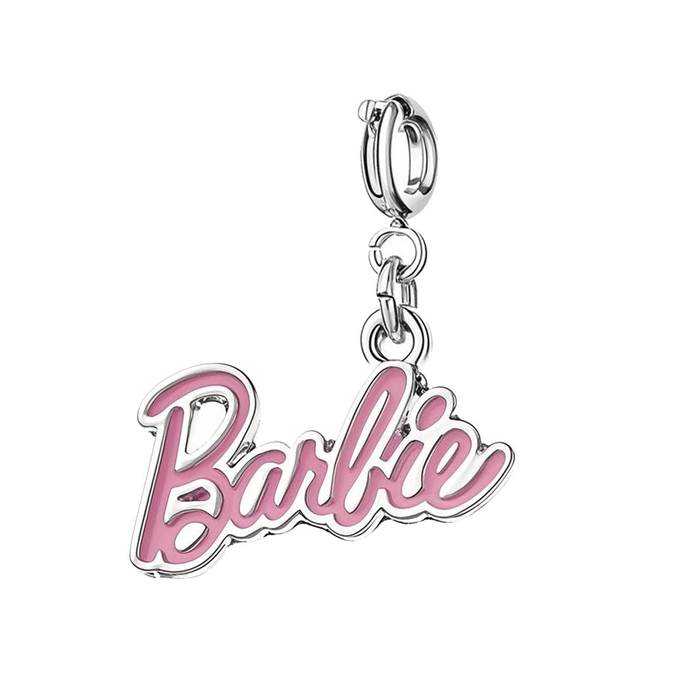 Pink Banlie Letter Charm