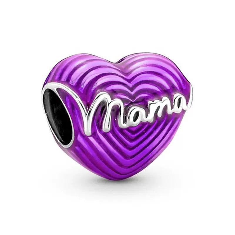 Mama Heart Charm