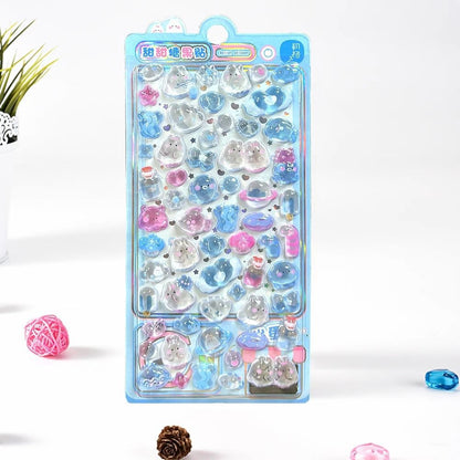 3D Puffy Cartoon Stickers