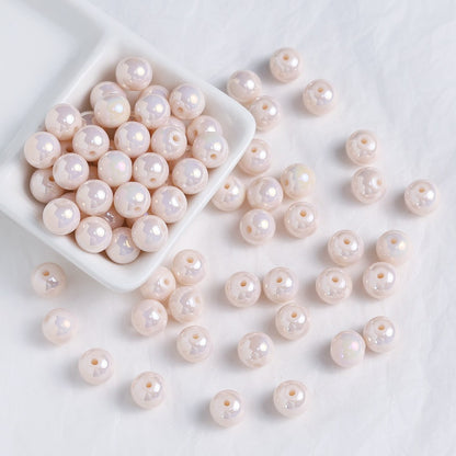 Candy Glass Beads-10*10mm/40pcs