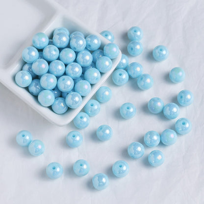 Candy Glass Beads-10*10mm/40pcs