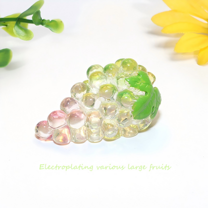 High-Gloss Resin Fruit Decor