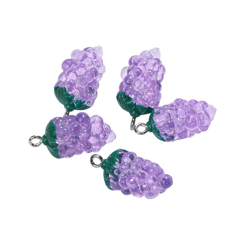 5PCS DIY Resin Fruit Charm