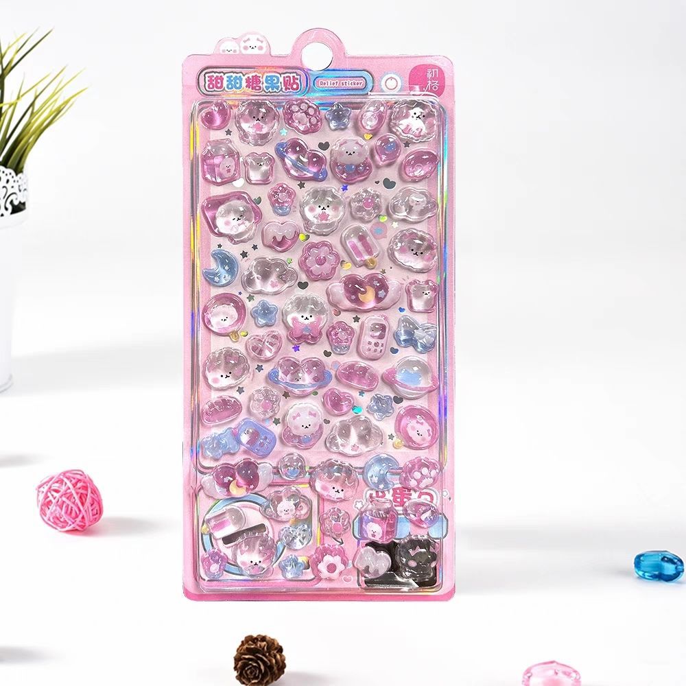 3D Puffy Cartoon Stickers