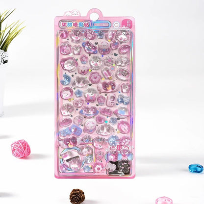 3D Puffy Cartoon Stickers