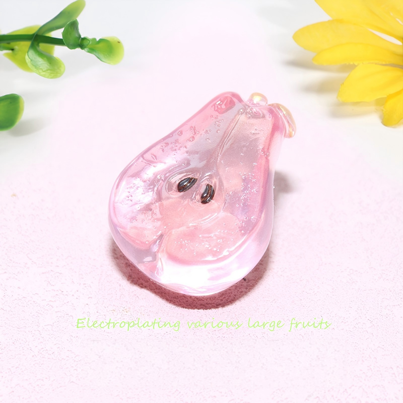 High-Gloss Resin Fruit Decor