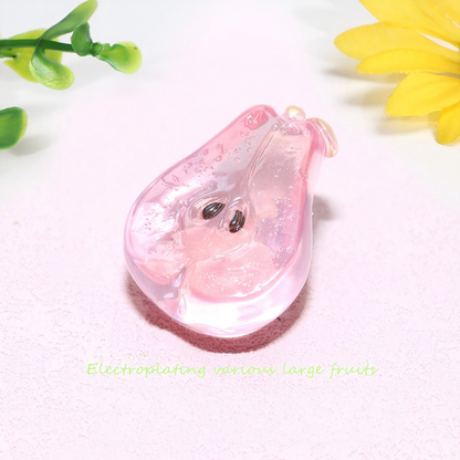 High-Gloss Resin Fruit Decor