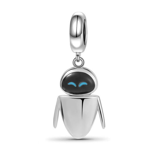 Silver Alien Charm for Bracelets & Necklaces