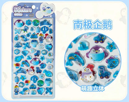 3D Cute Puffy Stickers