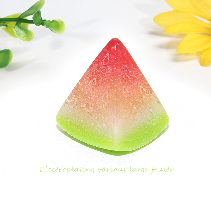 High-Gloss Resin Fruit Decor