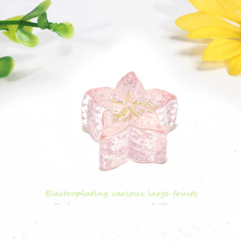 High-Gloss Resin Fruit Decor