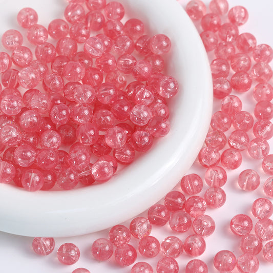Crackle Glass Beads-10*10mm/40pcs