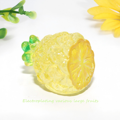 High-Gloss Resin Fruit Decor
