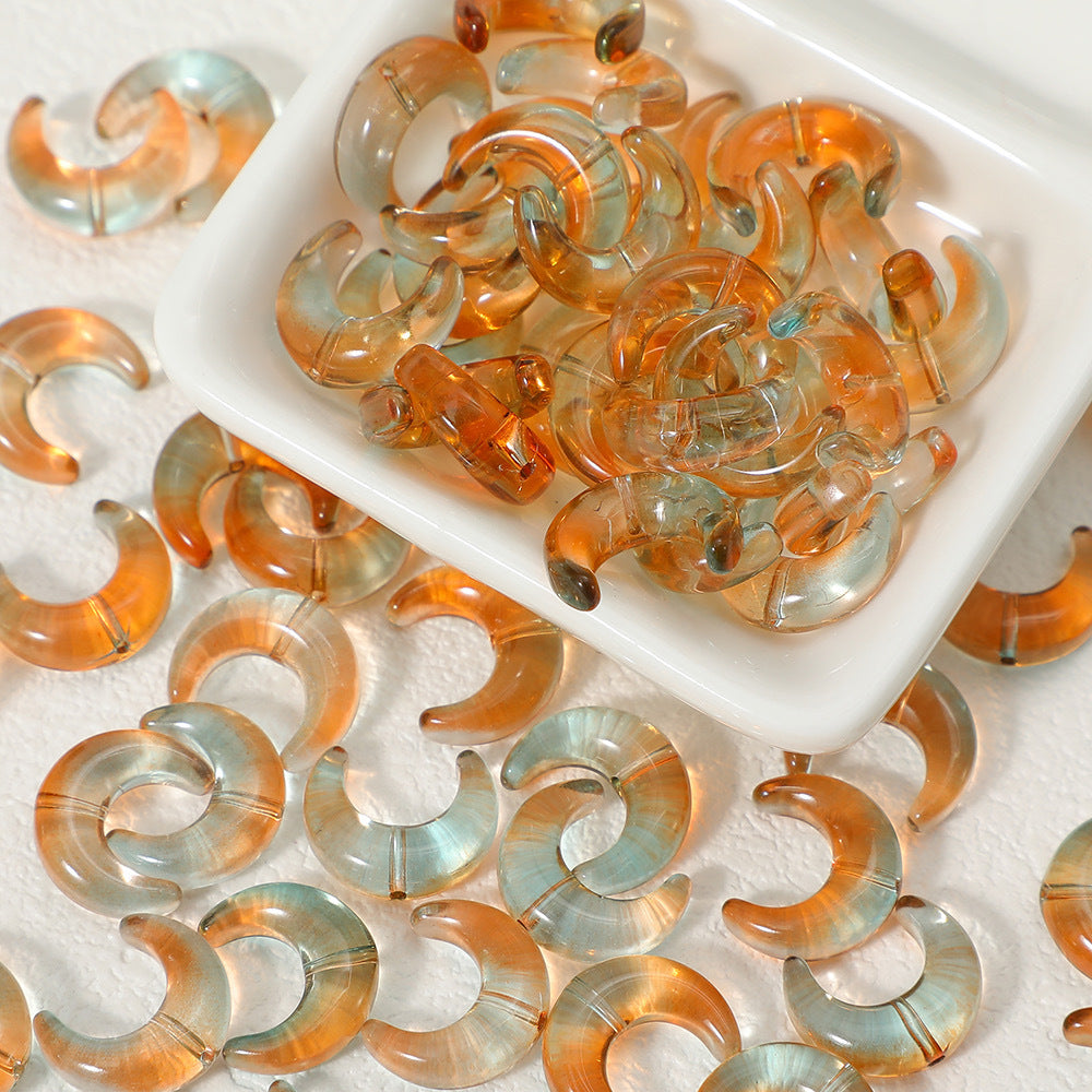 Crescent Moon Beads-12*14mm/20pcs