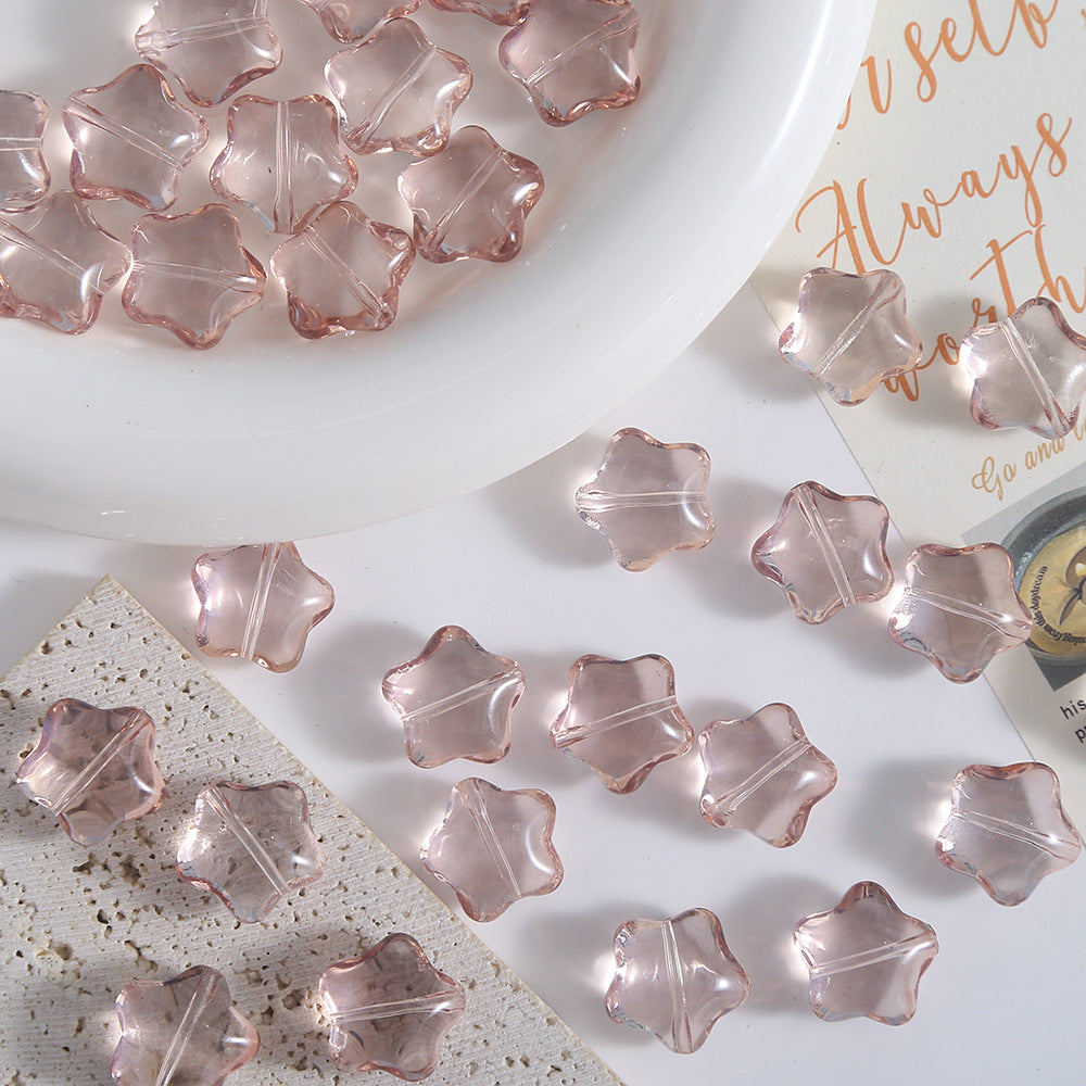 Star Glass Beads-10*17mm/20pcs