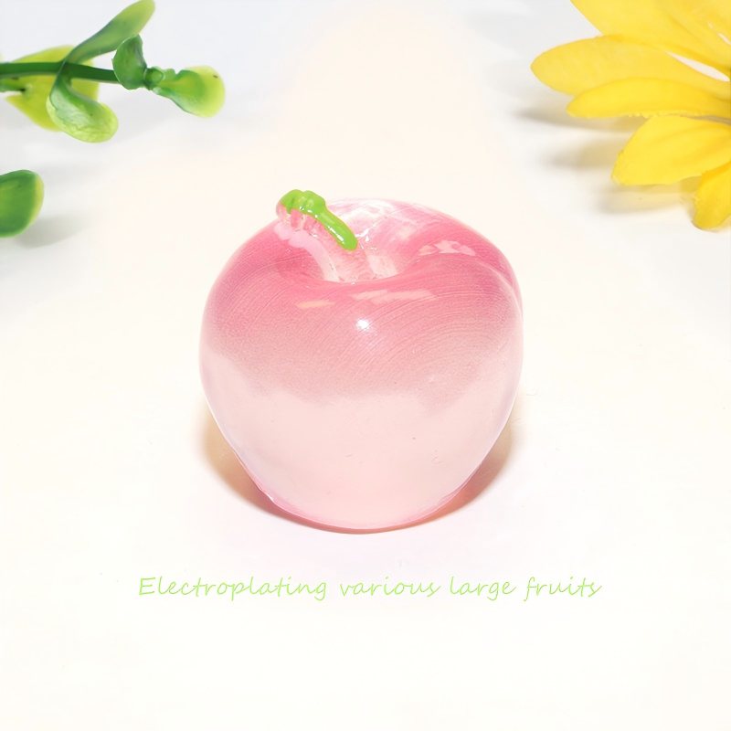 High-Gloss Resin Fruit Decor