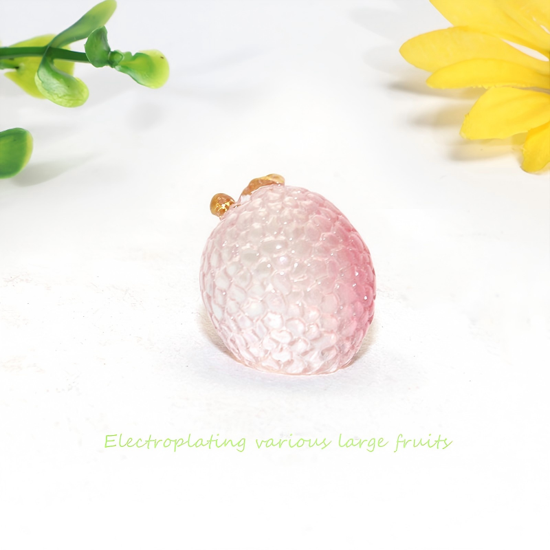 High-Gloss Resin Fruit Decor