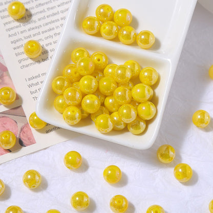 Candy Glass Beads-10*10mm/40pcs