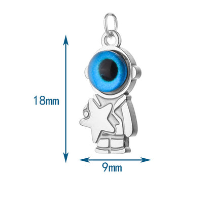 Astronaut & Star Charm