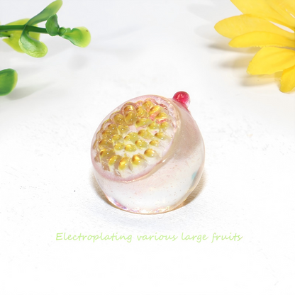 High-Gloss Resin Fruit Decor