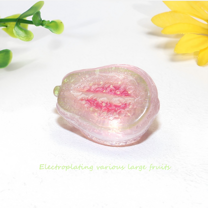 High-Gloss Resin Fruit Decor