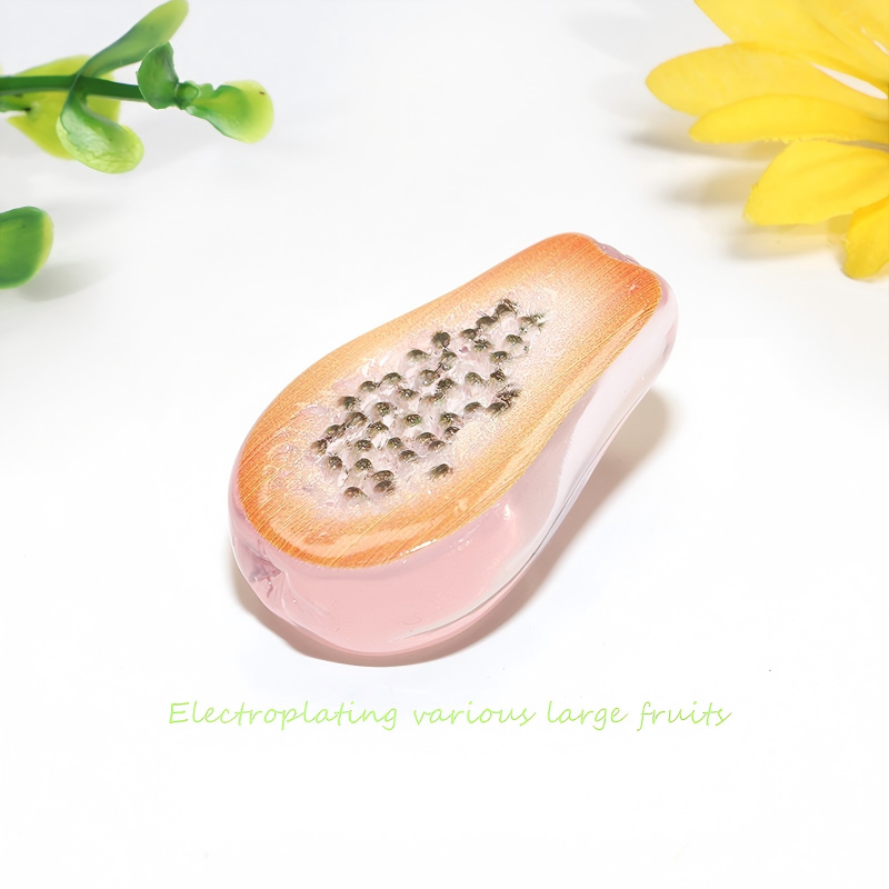 High-Gloss Resin Fruit Decor
