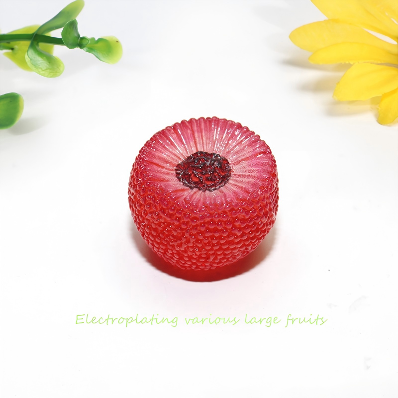 High-Gloss Resin Fruit Decor
