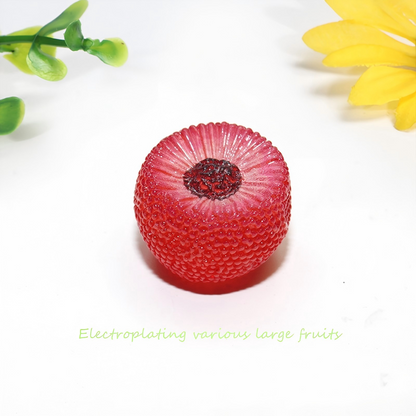 High-Gloss Resin Fruit Decor