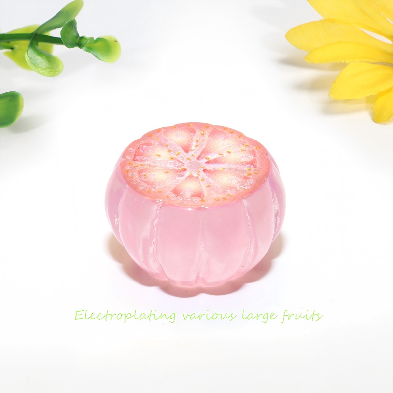 High-Gloss Resin Fruit Decor