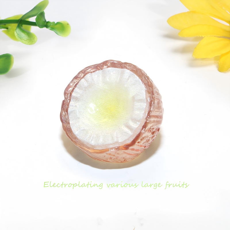 High-Gloss Resin Fruit Decor