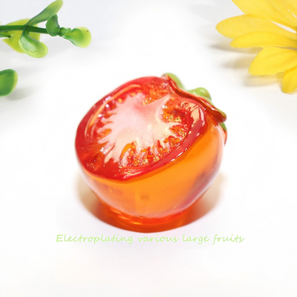 High-Gloss Resin Fruit Decor