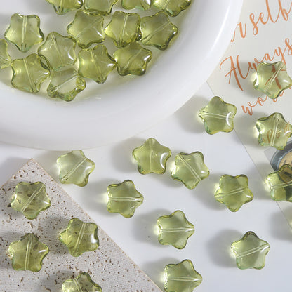 Star Glass Beads-10*17mm/20pcs