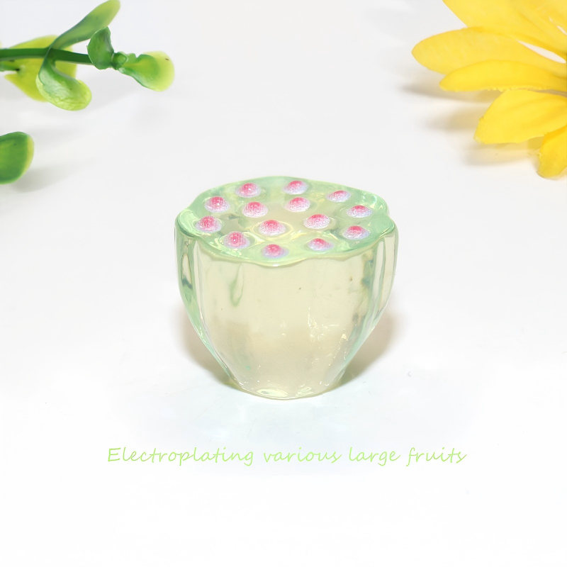 High-Gloss Resin Fruit Decor