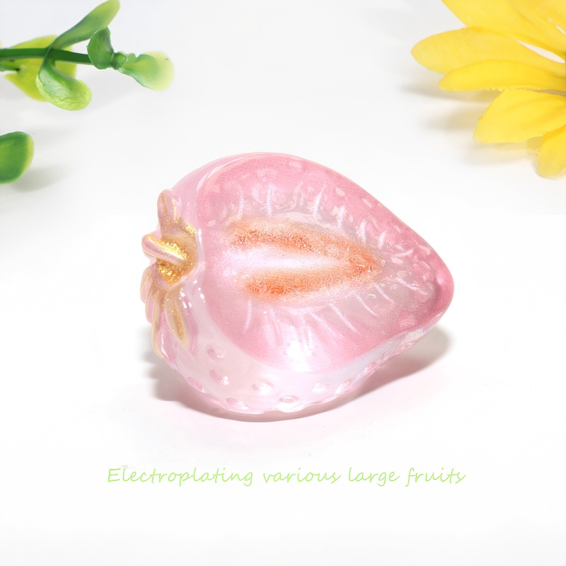 High-Gloss Resin Fruit Decor