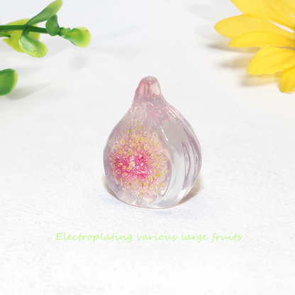High-Gloss Resin Fruit Decor